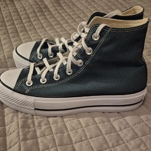 Converse Cream High-Top Sneakers